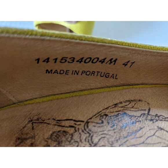 Fly London Fly Girl Women High Diamond Stiletto Heels Shoes Yellow Size 41 US 10 - Picture 4 of 8